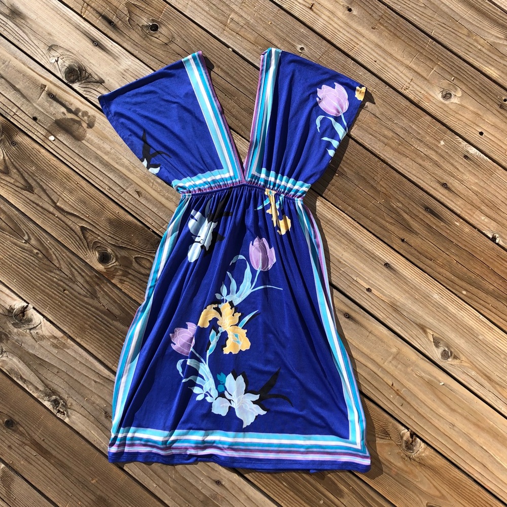 Women's Floral Stretch Dress or Cover up